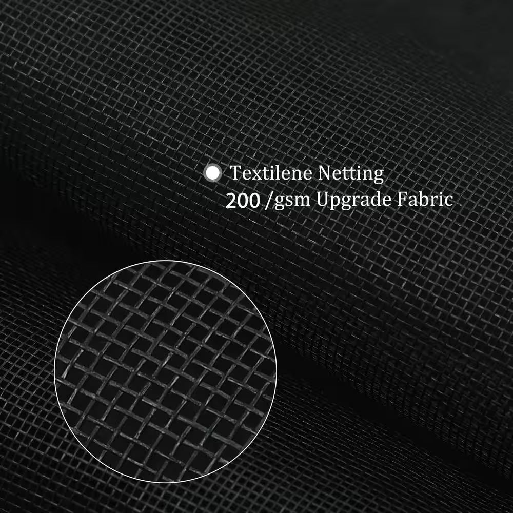 24 Ft. W X 12 Ft. D Aluminum Double Hardtop Gazebo with Textilene Netting