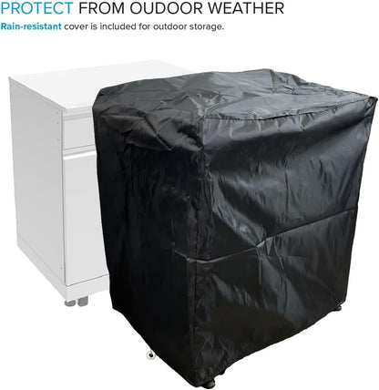 OBC3224 Outdoor Kitchen 32-In X 24-In X 37-In Single Base Cabinet, Stainless Steel