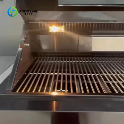 Customized New Arrivals Waterproof Outdoor Kitchen BBQ Grill Garden/Backyard Stainless Steel Outdoor Kitchen with Shed